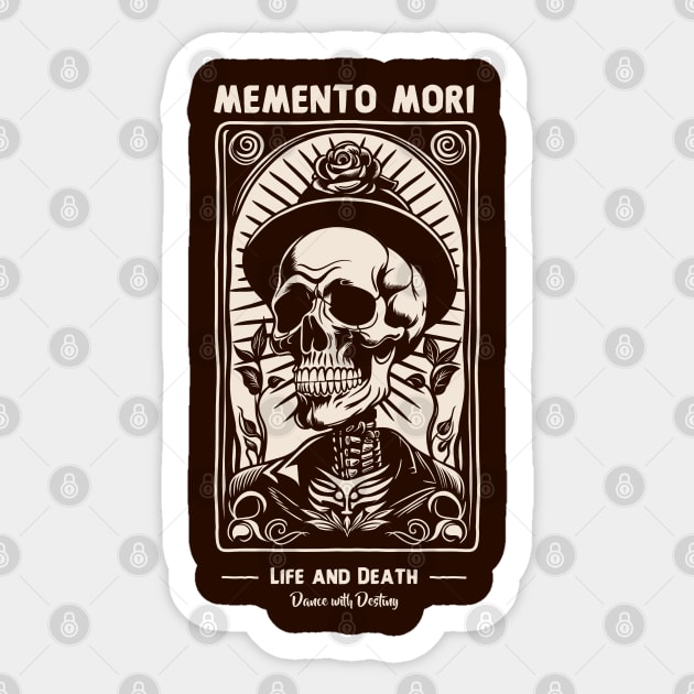 Memento Mori Sticker by artslaves